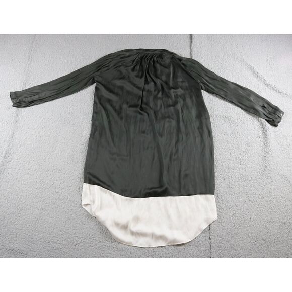 Ulla Johnson Dress 4 Black White Color Block Silk Blend Tunic Pull Over - Picture 2 of 7